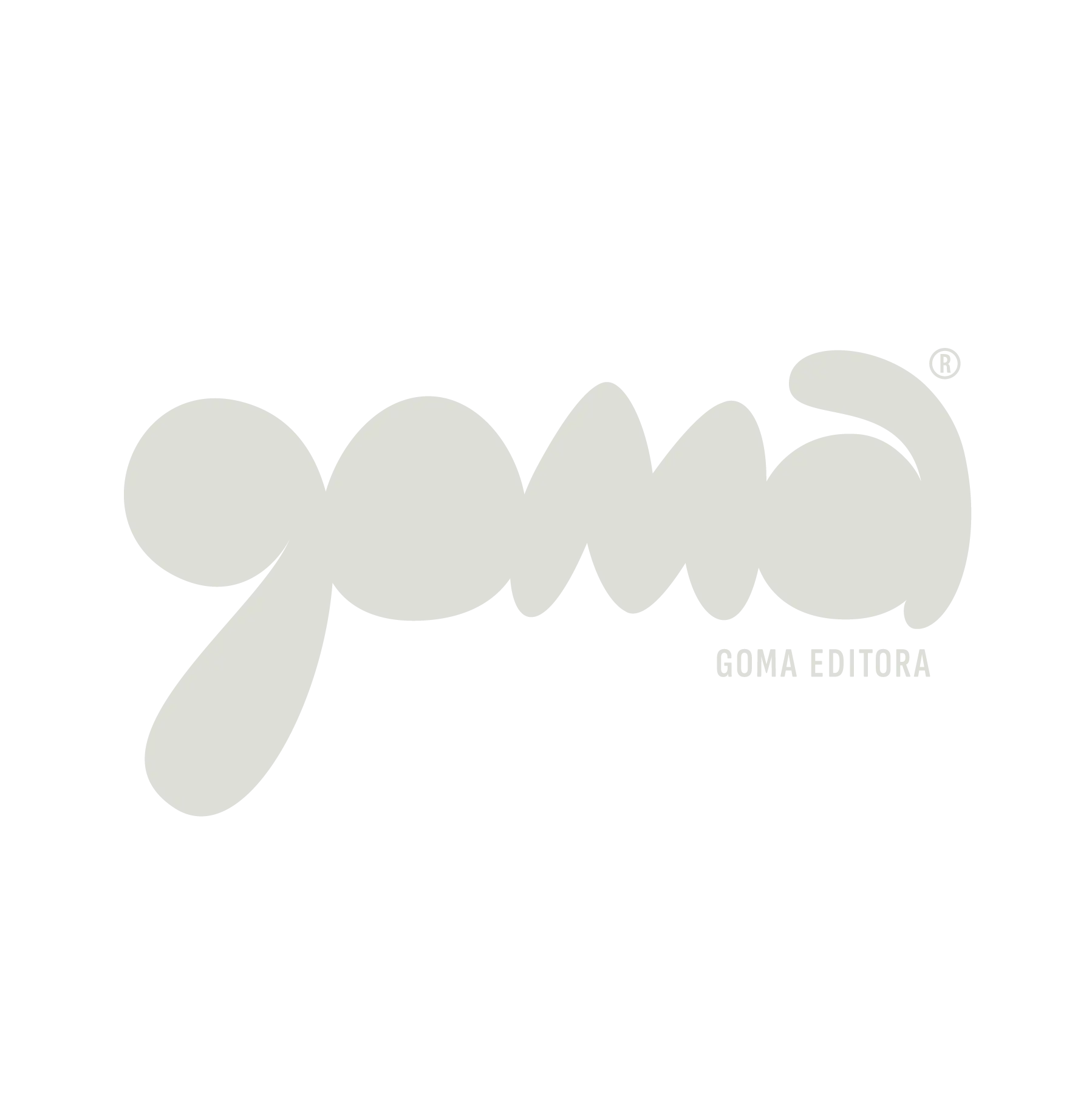 White Goma wordmark on a black background.
