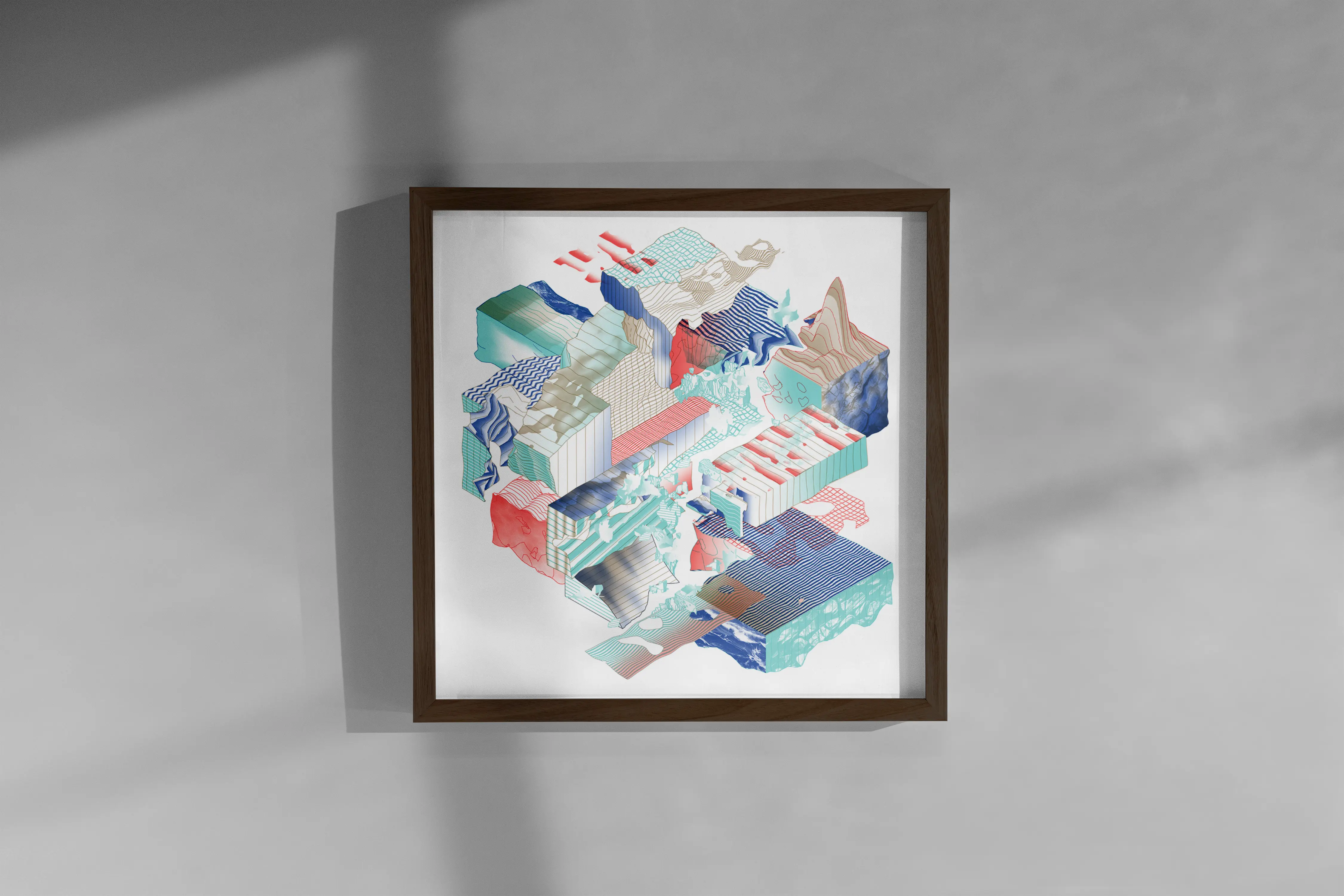 Graphics-only design of the 2024 IH Art Print